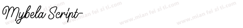 Mybela Script字体转换
